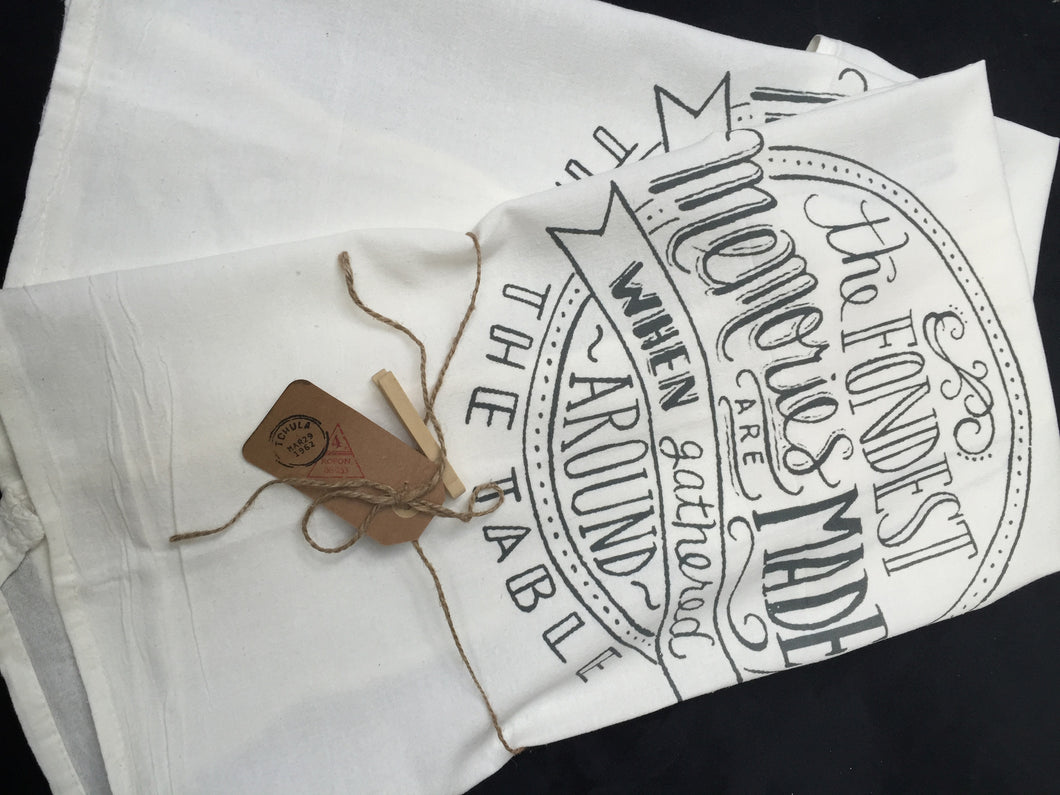 L771-Vintage Laundered Linens in The Chalkboard Collection Set of 2, 24